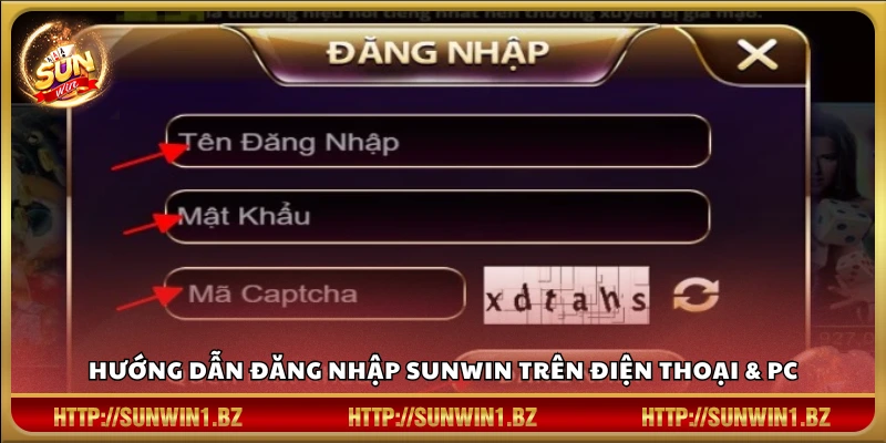 Đăng nhập Sunwin – Truy cập thế giới giải trí đỉnh cao trong 1 phút Cách đăng nhập Sunwin bằng điện thoại và máy tính