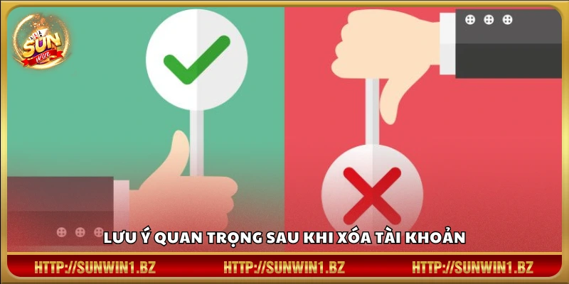 Xóa tài khoản Sunwin – Quy trình minh bạch và dễ thực hiện Những điểm cần nhớ sau khi tài khoản bị xóa
